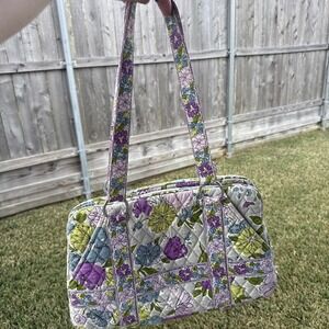 Vera Bradley Mini Duffel Get Carried Away Multicolor Purple - Used